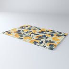 Oranges branch and flowers Rug Gallery Image 3