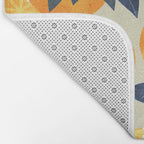 Oranges branch and flowers Bath Mat Gallery Image 2