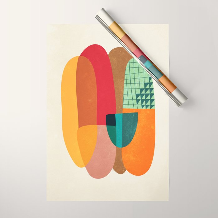 Art Pills: Mid-Century Edition Wrapping Paper Gallery Image 1