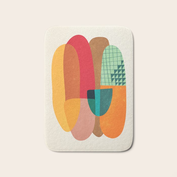 Art Pills: Mid-Century Edition Bath Mat Gallery Image 1