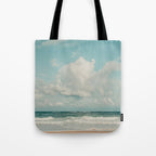 Clouds Over Zuma Beach Tote Bag Gallery Image 1