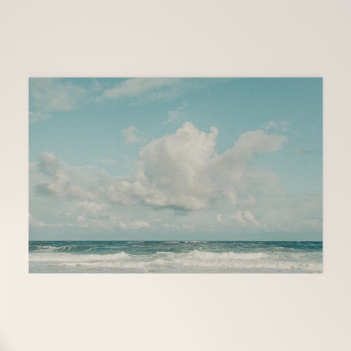 Clouds Over Zuma Beach Welcome Mat Gallery Image 1