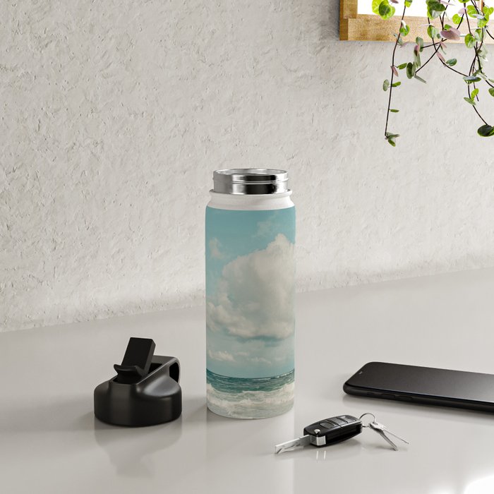 Clouds Over Zuma Beach Water Bottle Gallery Image 4
