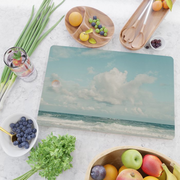 Clouds Over Zuma Beach Cutting Board Gallery Image 2