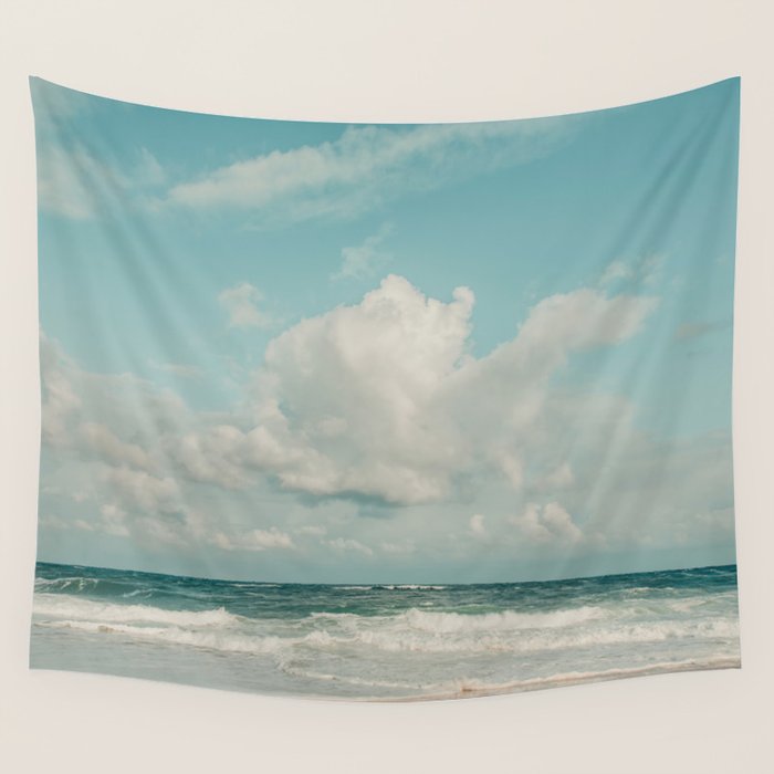 Clouds Over Zuma Beach Wall Tapestry Gallery Image 4