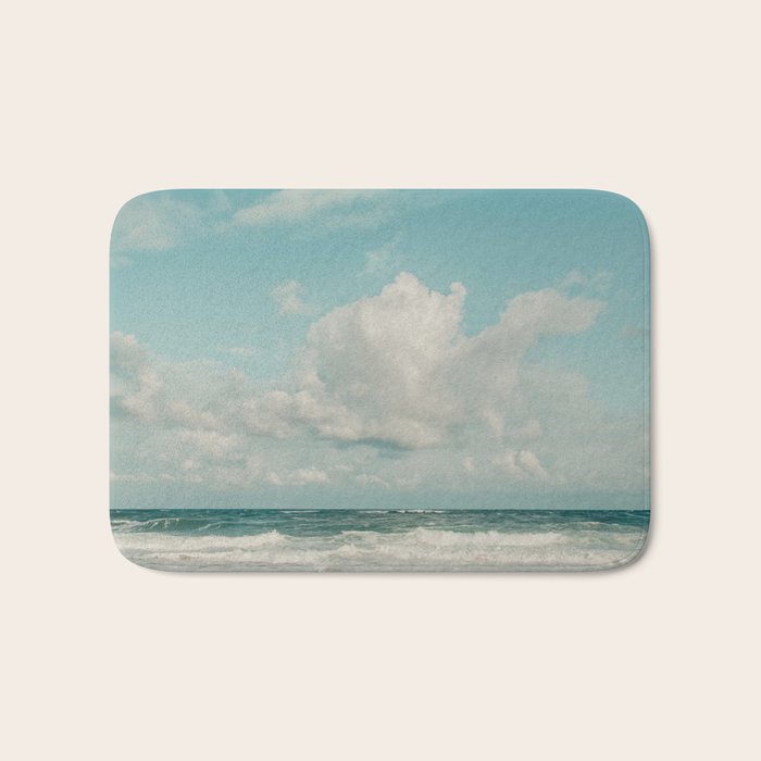 Clouds Over Zuma Beach Bath Mat