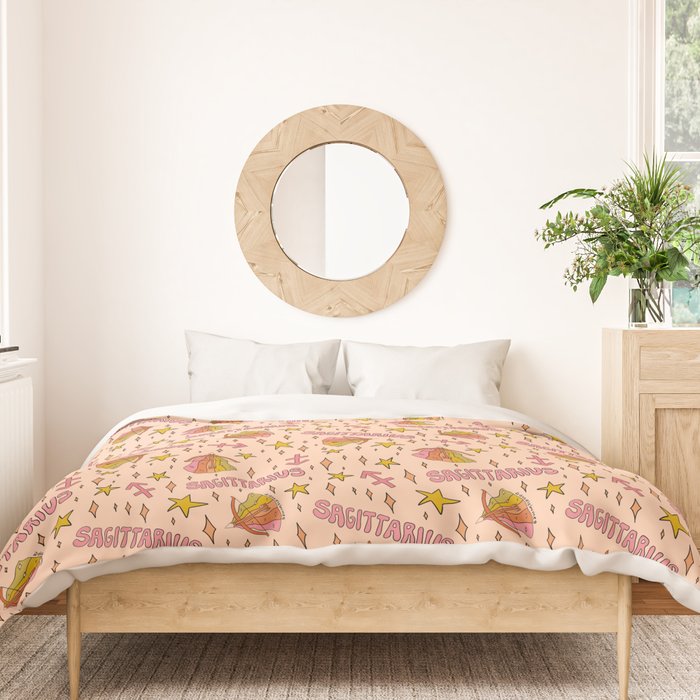 Sagittarius Print Duvet Cover Gallery Image 3