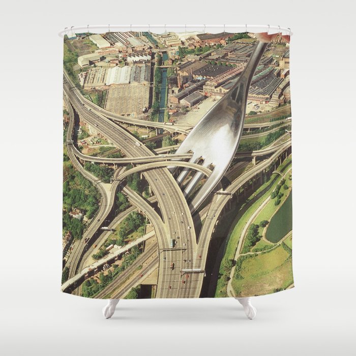 Spaghetti Junction Shower Curtain Gallery Image 1