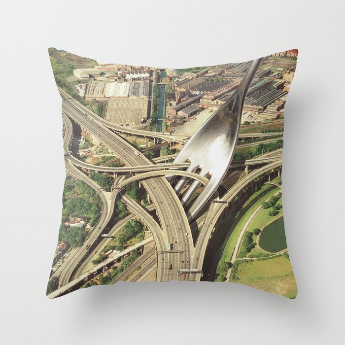 Spaghetti Junction Throw Pillow Gallery Image 1