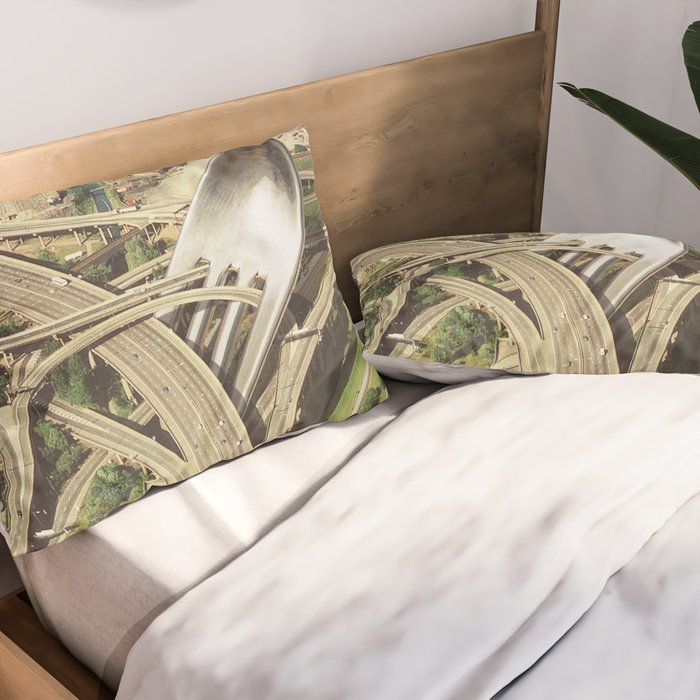 Spaghetti Junction Pillow Sham Gallery Image 2
