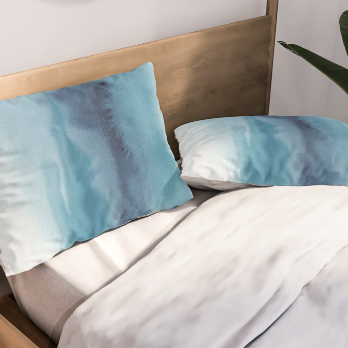 Abstract Landscape Painting Pillow Sham Gallery Image 2