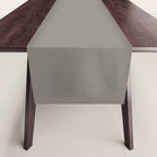 Neutral Taupe Grey II Solid Color Table Runner Gallery Image 1