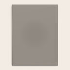 Neutral Taupe Grey II Solid Color Notebook Gallery Image 4