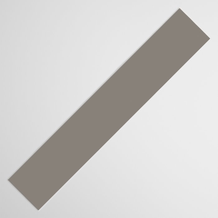 Neutral Taupe Grey II Solid Color Table Runner Gallery Image 3