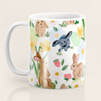 Rabbits and Strawberries Coffee Mug Gallery Image 3
