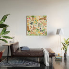 Rabbits and Strawberries Wood Wall Art Gallery Image 2