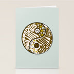 Sagittarius Yin Yang Stationery Card Gallery Image 2