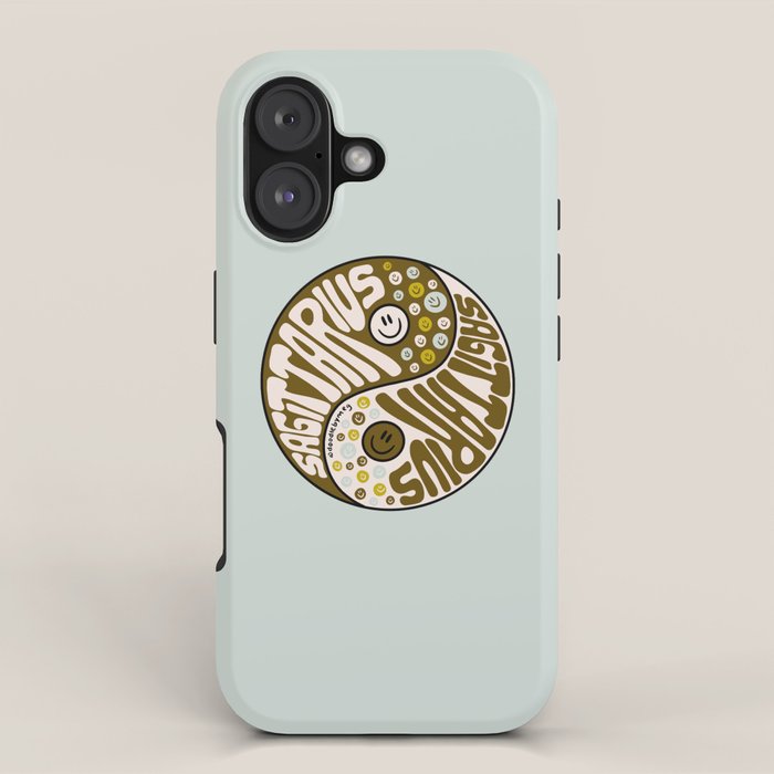 Sagittarius Yin Yang iPhone Case Gallery Image 1
