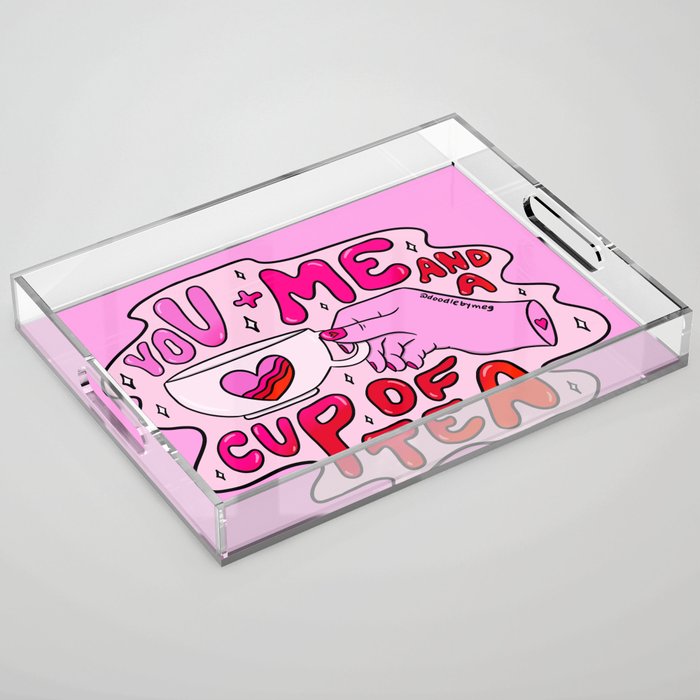 You + Me Acrylic Tray Gallery Image 1