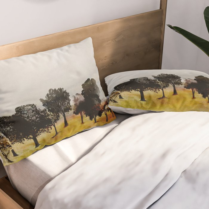 Group of Trees Pillow Sham Gallery Image 2