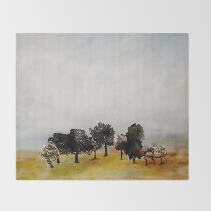 Group of Trees Throw Blanket Gallery Image 2