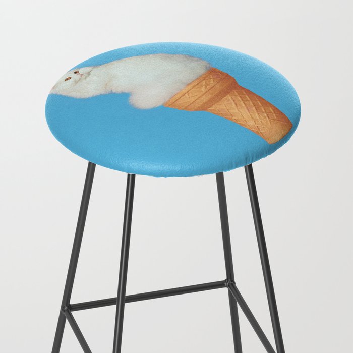 Cat Ice Cream - Blue Stool Gallery Image 2