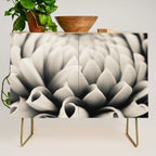 Moody Dahlia - Modern Dahlia Botanical Photo - flower print Credenza Gallery Image 1