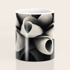 Moody Dahlia - Modern Dahlia Botanical Photo - flower print Coffee Mug Gallery Image 4