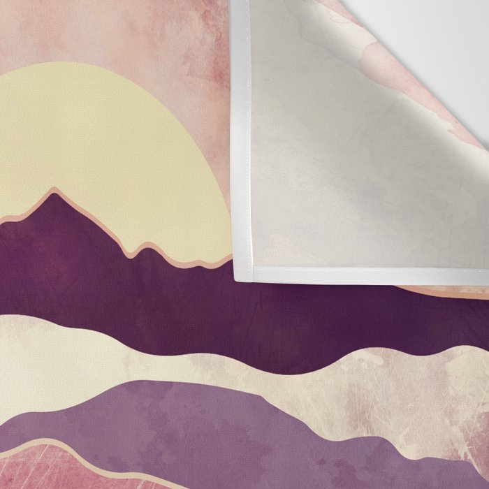 Burgundy Hills Wall Tapestry Gallery Image 3