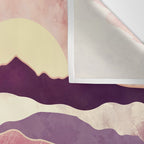 Burgundy Hills Wall Tapestry Gallery Image 3