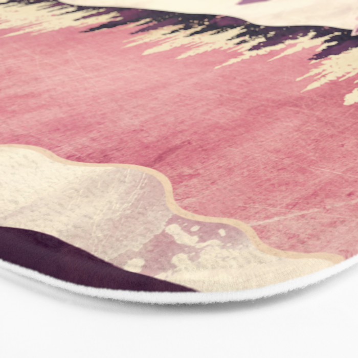 Burgundy Hills Bath Mat Gallery Image 3