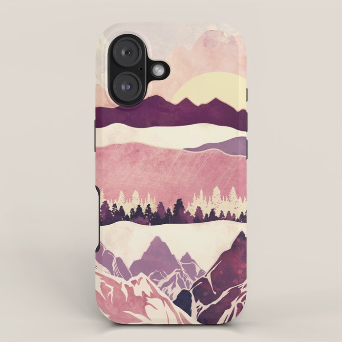 Burgundy Hills iPhone Case Gallery Image 1