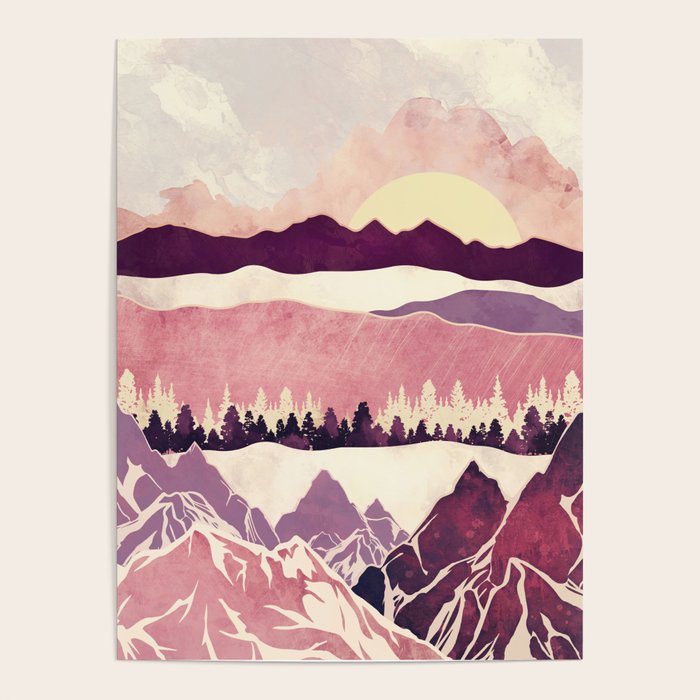Burgundy Hills Poster Gallery Image 1