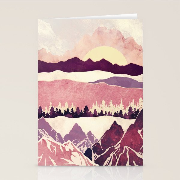 Burgundy Hills Stationery Card Gallery Image 1