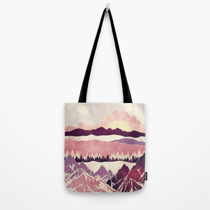 Burgundy Hills Tote Bag Gallery Image 2