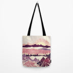 Burgundy Hills Tote Bag Gallery Image 2