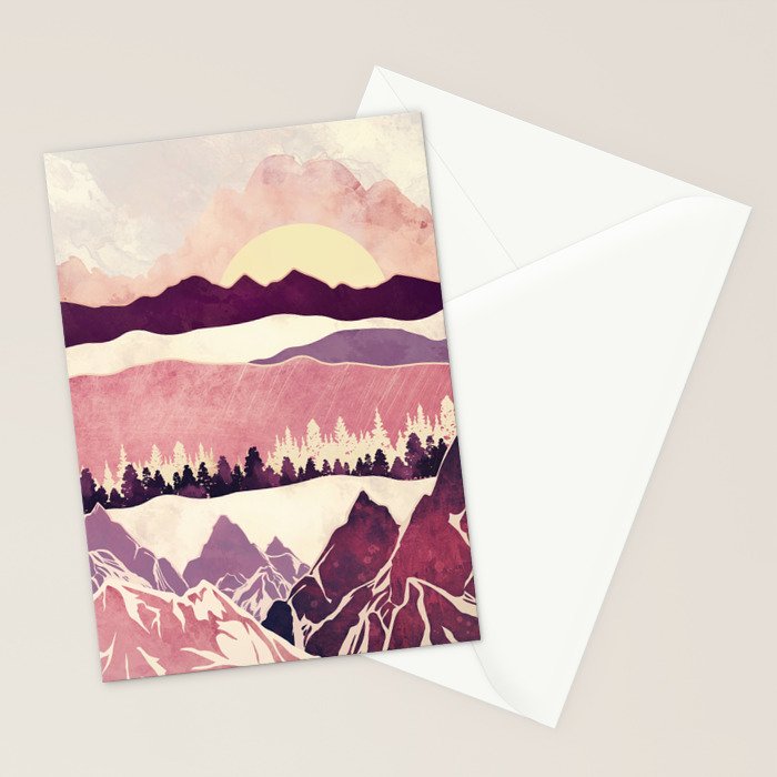 Burgundy Hills Stationery Card Gallery Image 2