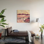 Burgundy Hills Wood Wall Art Gallery Image 2