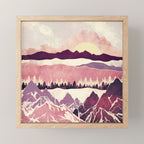 Burgundy Hills Mini Art Print Gallery Image 1