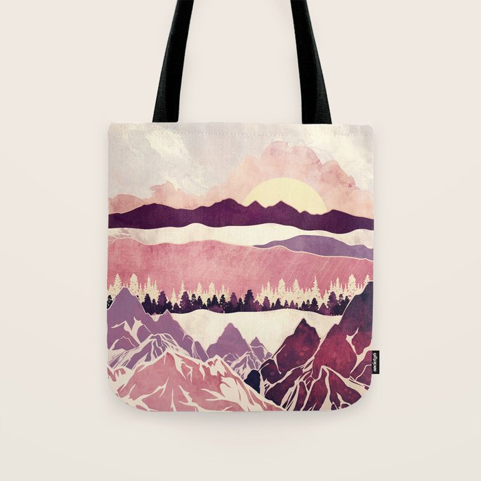 Burgundy Hills Tote Bag Gallery Image 1
