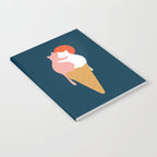 Cat Landscape 145: Strawberry & Vanilla Notebook Gallery Image 2