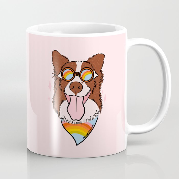 Rainbow Dog Coffee Mug Gallery Image 1