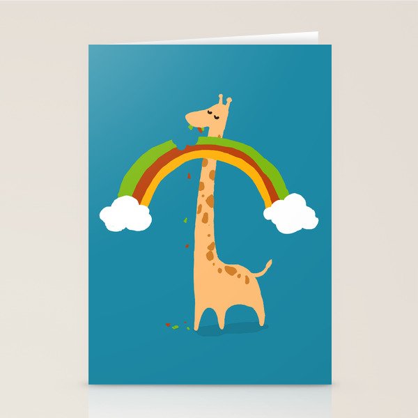 Taste of Happiness Rainbow Stationery Card Gallery Image 1