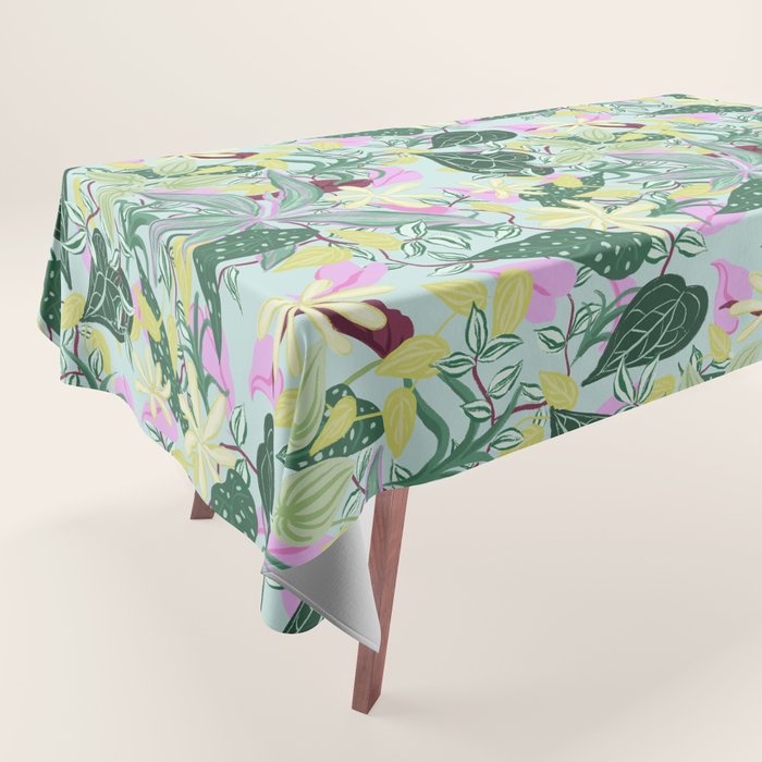 Crowded Houseplants Tablecloth Gallery Image 1