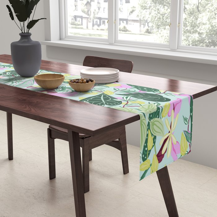 Crowded Houseplants Table Runner Gallery Image 2