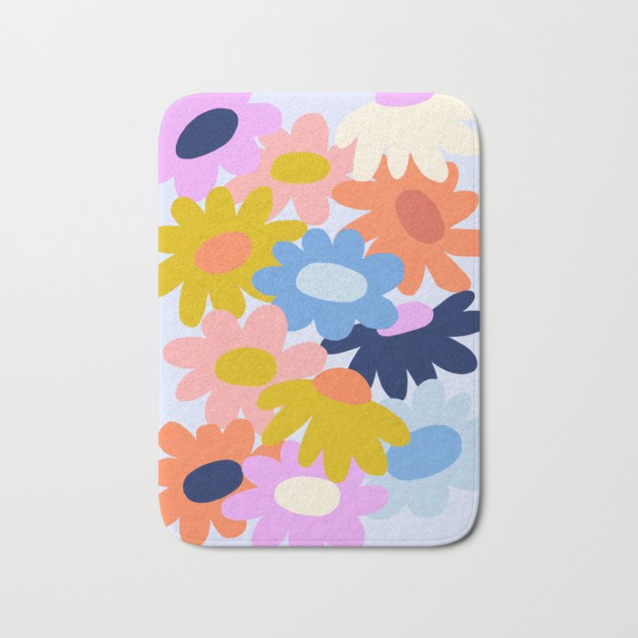 Bold Blooms 2 Bath Mat Gallery Image 1