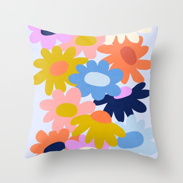 Bold Blooms 2 Throw Pillow Gallery Image 6