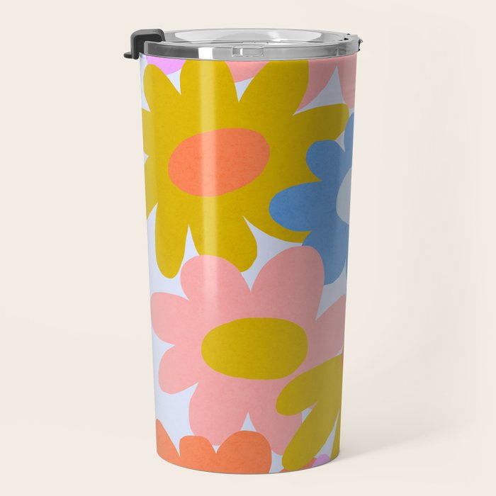 Bold Blooms 2 Travel Mug Gallery Image 3