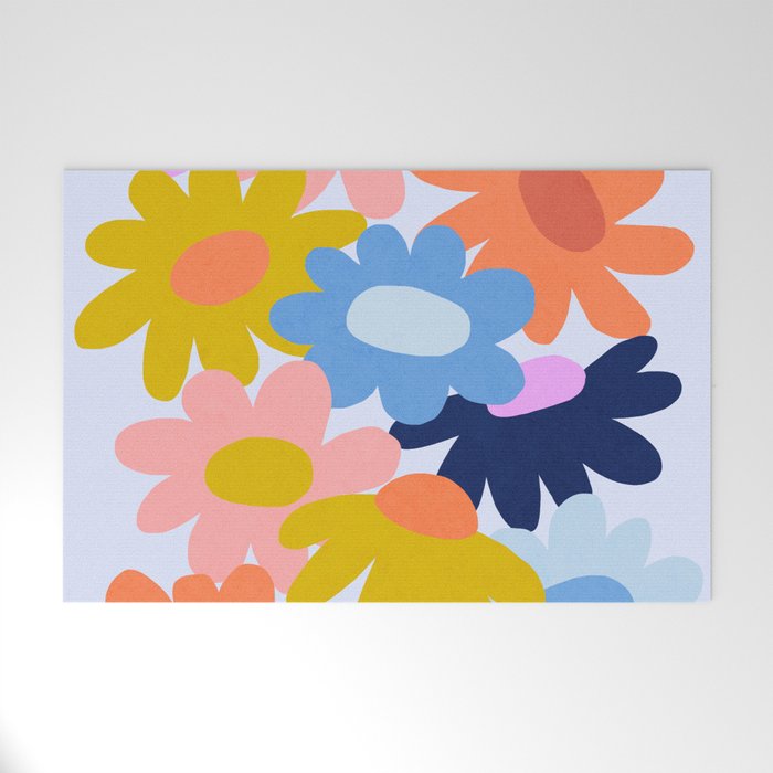 Bold Blooms 2 Welcome Mat Gallery Image 1