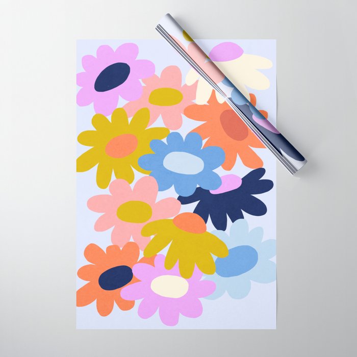 Bold Blooms 2 Wrapping Paper Gallery Image 1